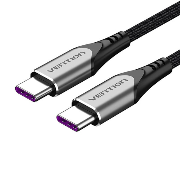 Kabel USB-C 2.0 til USB-C Ventilation TAEHF PD 100W 1m (grå)