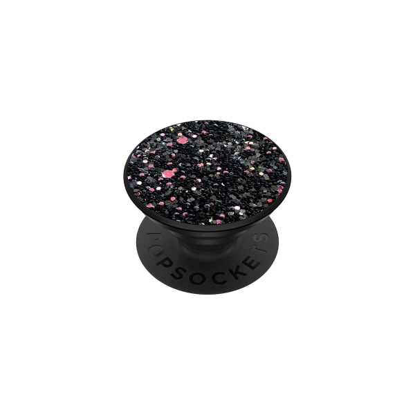 POPSOCKETS Sparkle Black Avtagbart Grip med Ställfunktion Premium