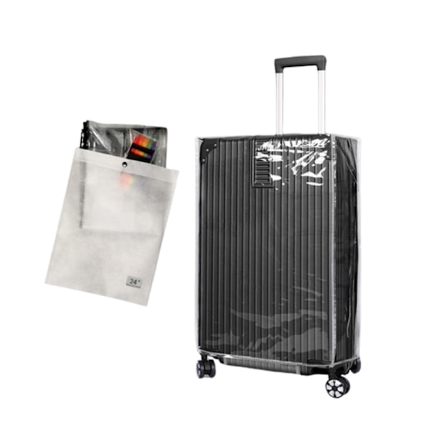 Transparent Resväskeskydd - Skydd för Resväska 2-pack M