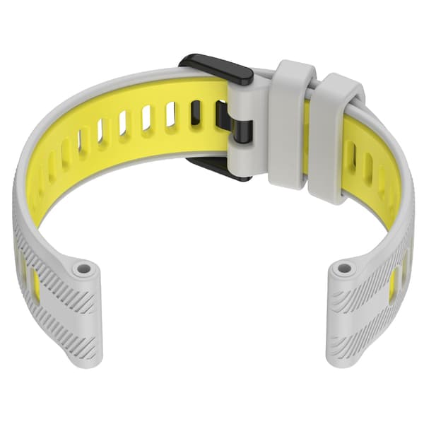 Grågul silikonrem för Garmin Forerunner 965