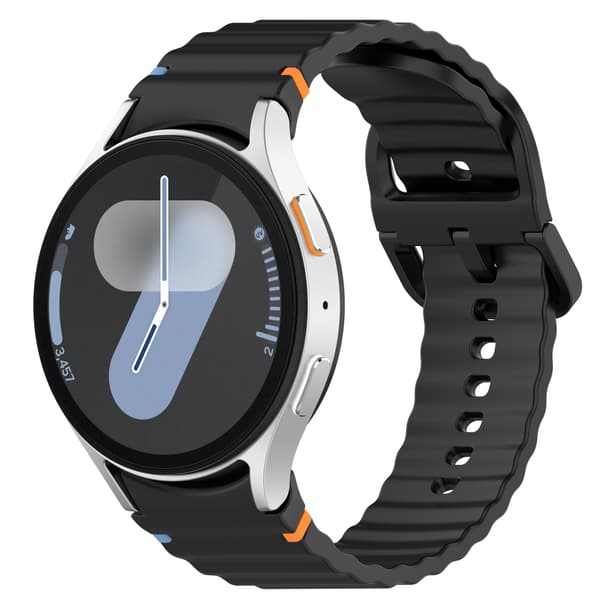 Smart silikonerem til Samsung Galaxy Watch 7 Black Black