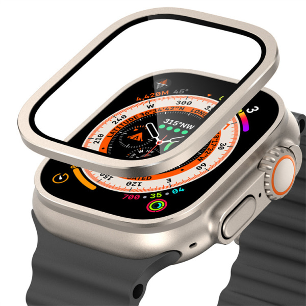 Smart klockfodral med skärmskydd Apple Watch 8 Silver 49 mm