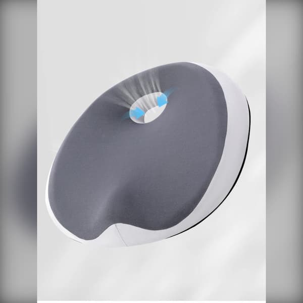 Memory Foam Sittdyna för Svanskota och Smärtlindring - Ergonomisk Ortopedisk Design Grey Grey