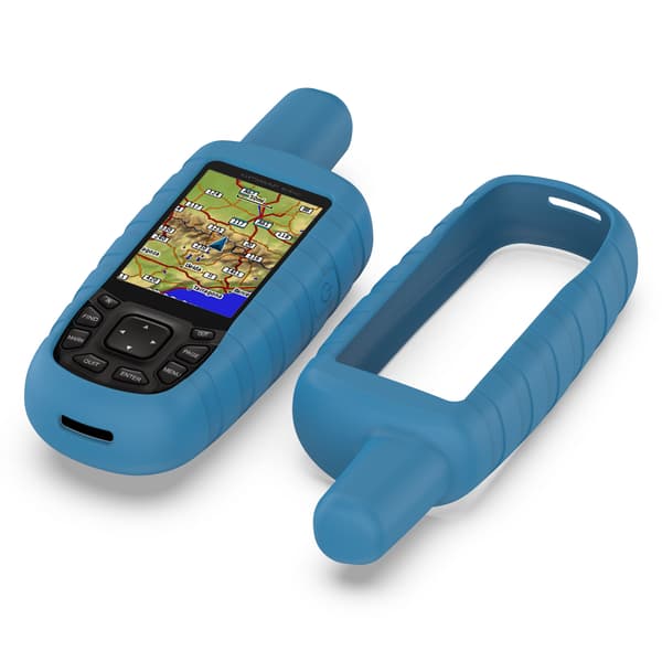 Silikonebeskyttelsesetui til Garmin GPSMAP-serien Blue Blue