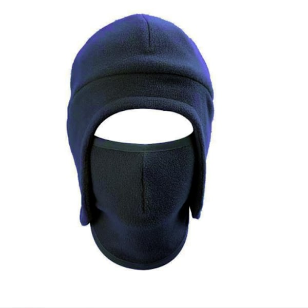 3-i-1 Fleece vinter ansiktsmask för kallt väder Marinblå