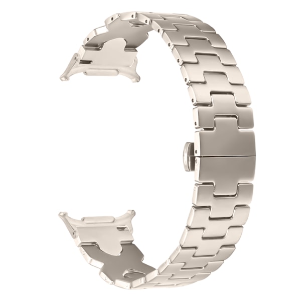 Elegant rustfrit stålrem til Samsung Watch7 47mm Ultra Stjernelys