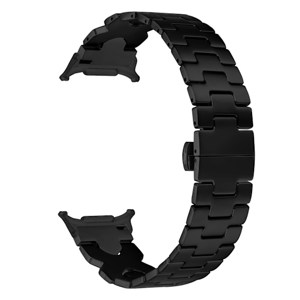 Elegant rustfrit stålrem til Samsung Watch7 47mm Ultra Sort
