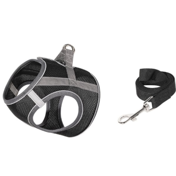 Andningsbar hundsele och koppel S