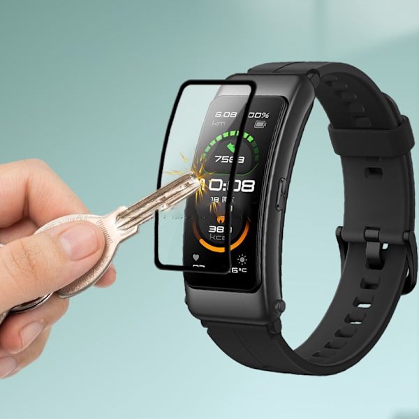 3D-kaareva näytönsuoja Huawei Band B6:lle - 2 kpl