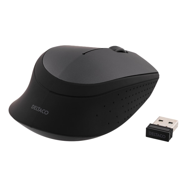Wireless optical mouse 2.4GHz, 3 buttons with a scroll, grey