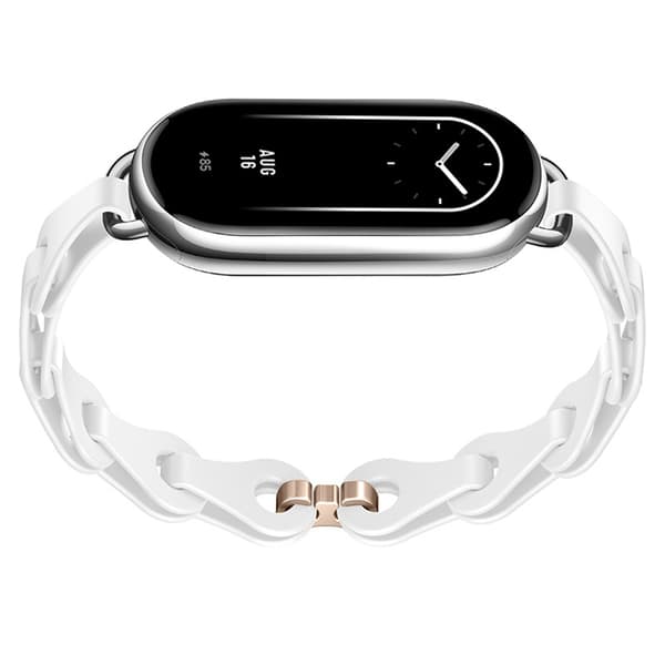 Silikone urrem til Xiaomi Band 8/9 White White