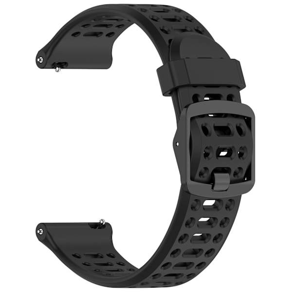 Officiellt COROS silikonarmband - 22 mm, vitt Svart