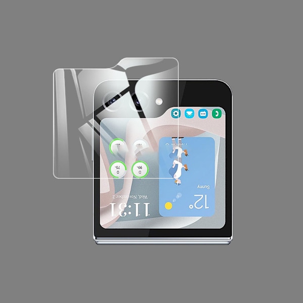 2-pack Skärmskydd för Samsung Galaxy Galaxy Z Flip5