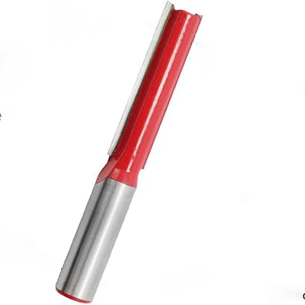 1/4" Shank Straight Router Bit med skær (2-pak) B