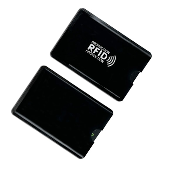 Kortetui med RFID-blokering, 10-pak Sort