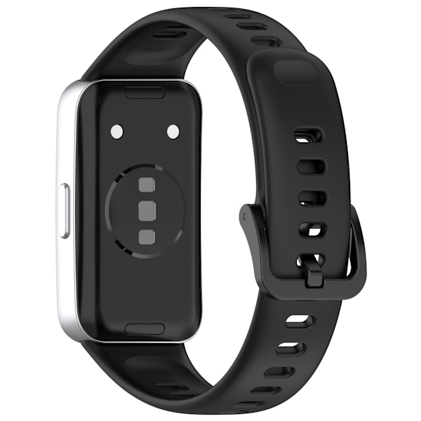 Officiel silikonerem til Huawei Band 10/9/8 Sort