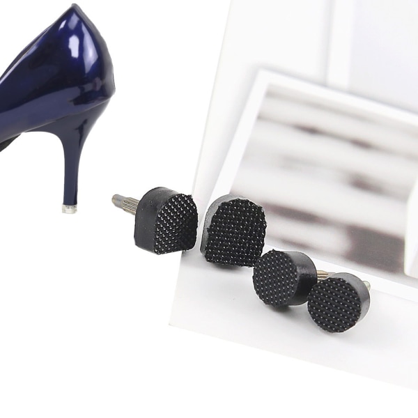Højhælede Anti-Slip Slidfast Silent Heel Tips