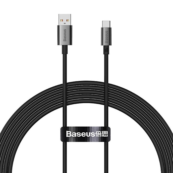 USB-kaapeli USB-C Baseus Superior 100W 2m (musta)