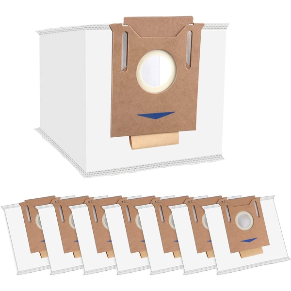 Pölynimuripussit 8 kpl Ecovacs DEEBOT OZMO T8/T8 AIVI/T8 MAX/N8 Pro/N8 Pro Plus, Yeedi Vac/Yeedi Vac MAX