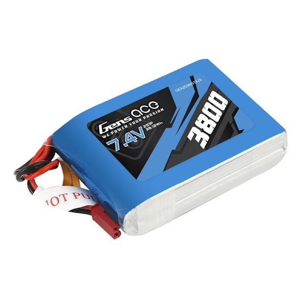 Batteri Gens Ace 3800mAh 7,4V 1C 2S1P till Taranis Q X7