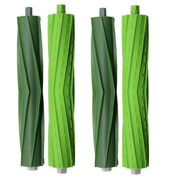 INF Gummiborste / Rullborste 4-pack iRobot Roomba e/i/j series Grön