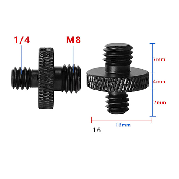 Stativgängadapter 1/4" till M10 - 5-pack M8