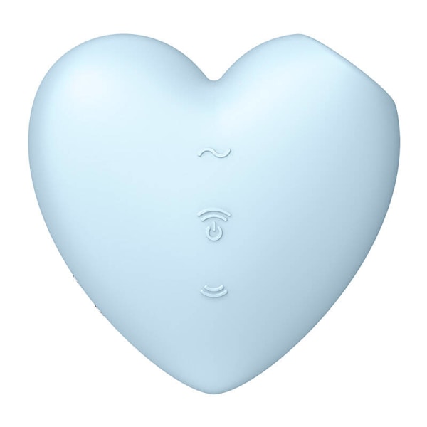 Klitoral massageapparat Satisfyer Cutie Heart (blå)