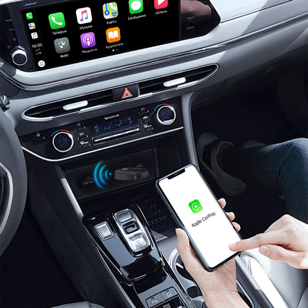Langaton CarPlay-sovitin autoihin, joissa on langallinen CarPlay
