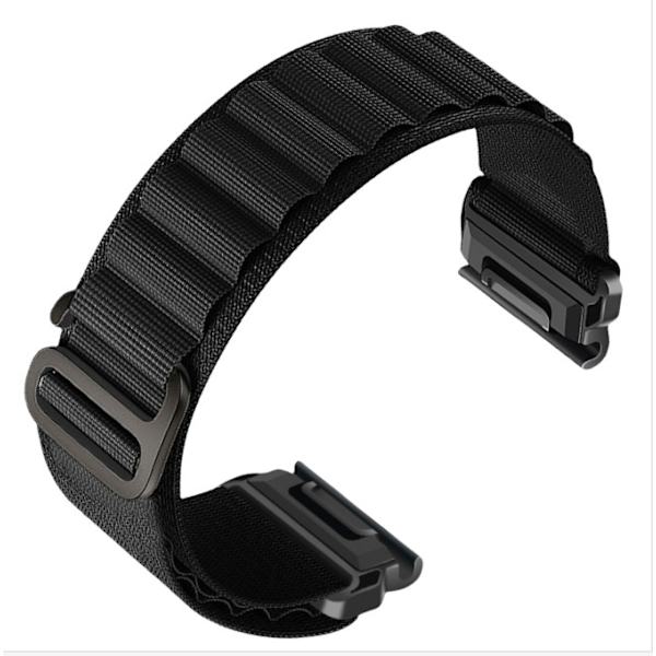 Klockarmband för Garmin Fenix 8/8S/6/6X/7/7X/Pro/Tactix Svart 20 mm