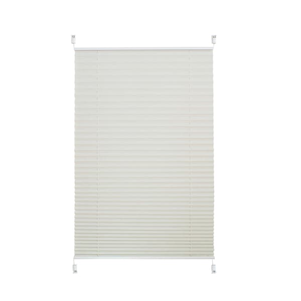 Plissé Vikgardin i Polyester Beige L