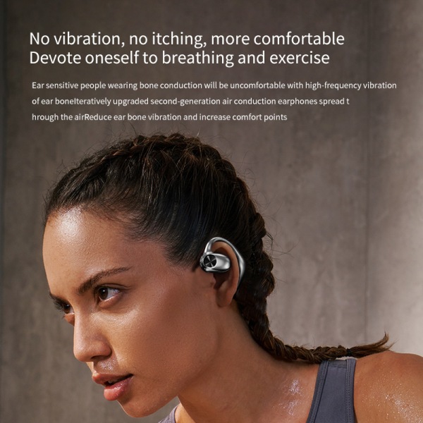 Trådlösa Open-Ear hörlurar Bluetooth 5.2 Hi-Fi