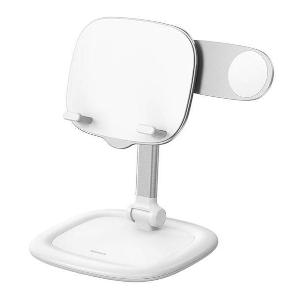 Tabletti-/puhelinteline Baseus Seashell -sarjan valkoinen