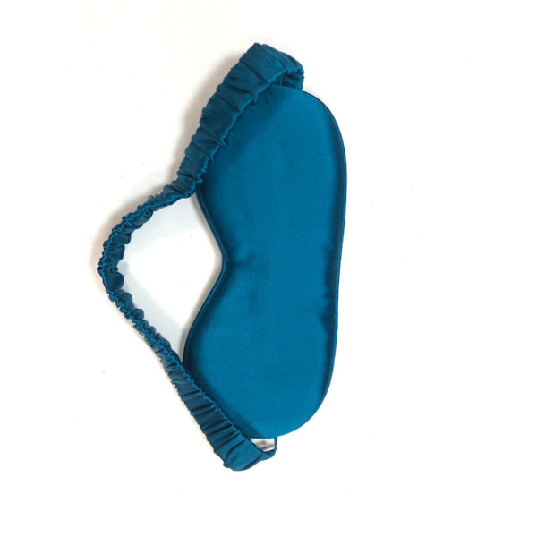 Sovmask i 100 % silke Blue Blue