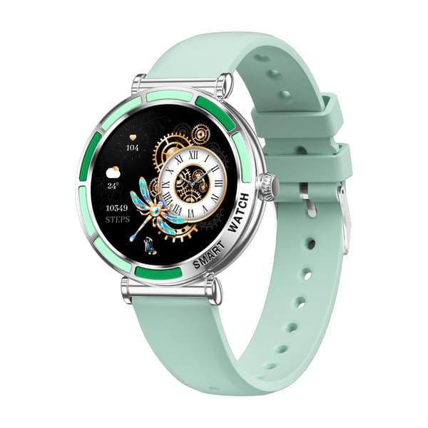 Multifunktionell Smartwatch med Bluetooth-samtal och Hälsoövervakning, kompatibelt med FitCloudPro LightGreen LightGreen