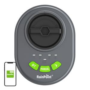 RainPoint 4-vyöhykkeinen sprinkleriohjain sovelluksella, Bluetooth