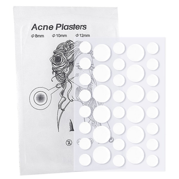 Invisible Hydrocolloid Acne Patch - 36 plastre pr. ark