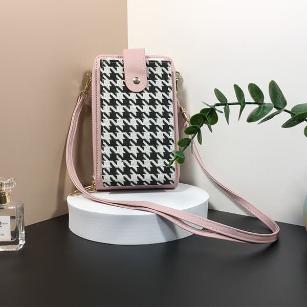 Crossbody Mobilväska Pink Pink