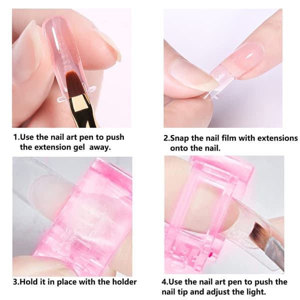 Kynsiklipsit geelikynsille 5 kpl Pink Pink