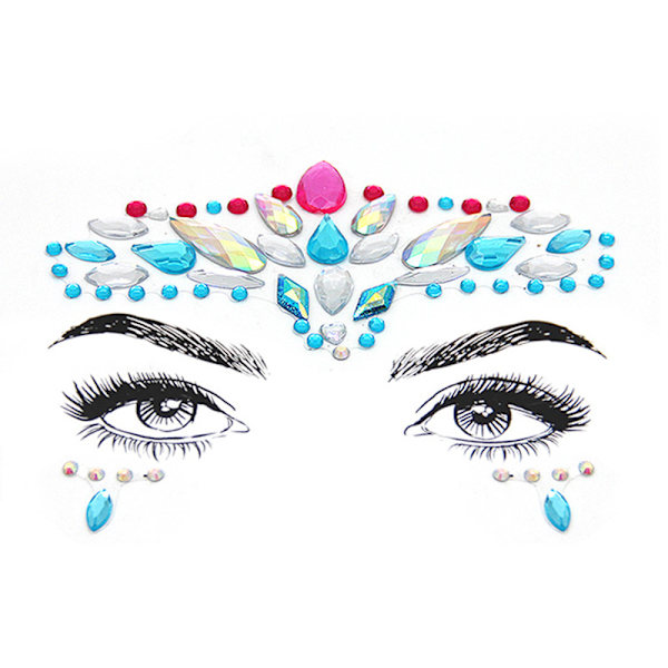 Festival Face Jewels Tarrat Strassikivitarrat model 1