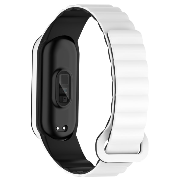 Magnetrem Xiaomi Mi Band 3/4/5/6/7 Sort + Hvid