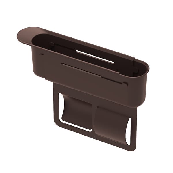 Justerbart bilstol gap organizer sæt Brown Brown