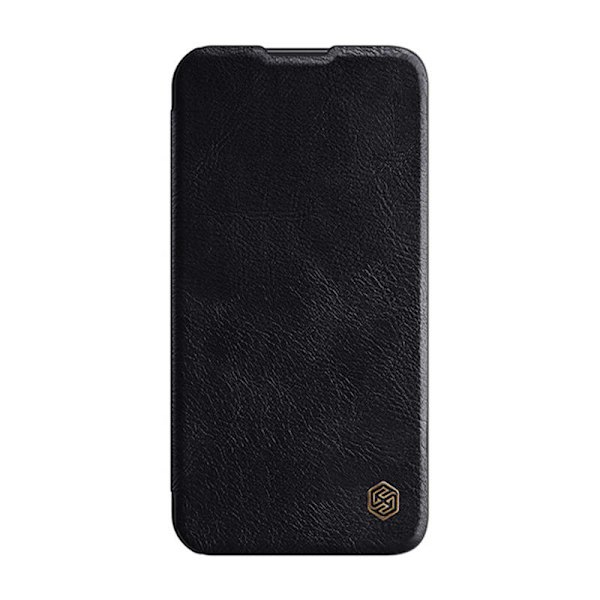 Kotelo Nillkin Qin Pro Nahka iPhone 14 Pro Maxille (musta)