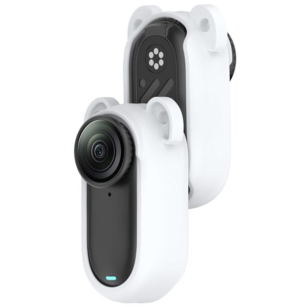 Silikonskyddsfodral för Insta360 GO 3S och GO 3 Vit