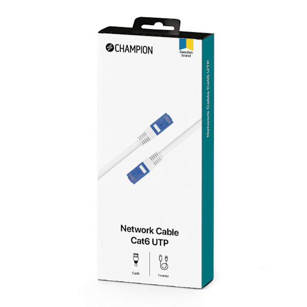 Nätverkskabel CAT6 UTP 1.0m