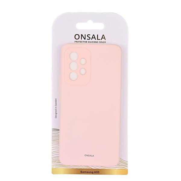 Mobilskal Silikon Chalk Pink - Samsung A53