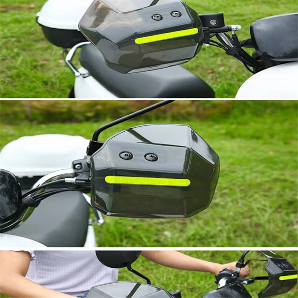 Motorcykel håndbeskyttere sæt med bakspejle