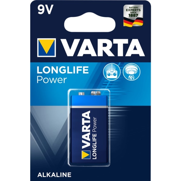 Varta 6LR61/6LP3146/9 V Block (4922) batteri, 1 st. blister