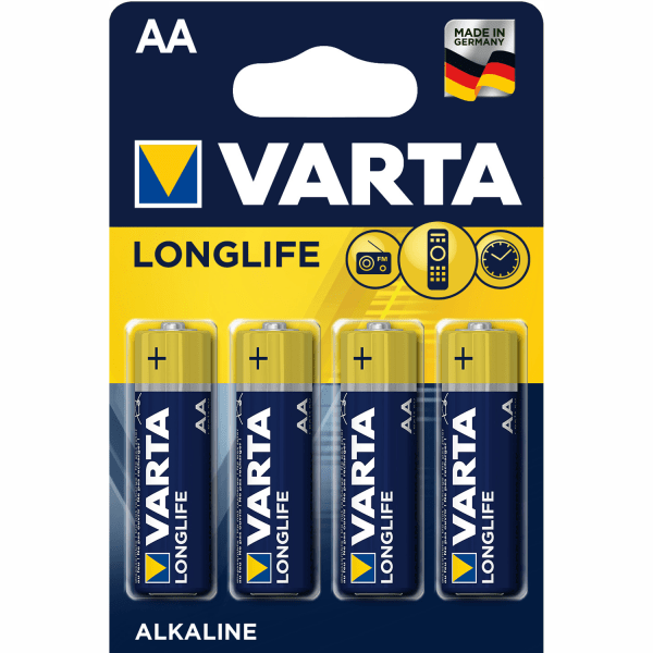 Varta Longlife AA / LR6 Batteri 4-pack