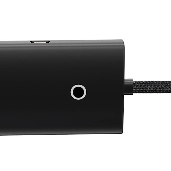 Baseus Lite Series Hub 4in1 USB-C till 4x USB 3.0 + USB-C, 25cm (svart)