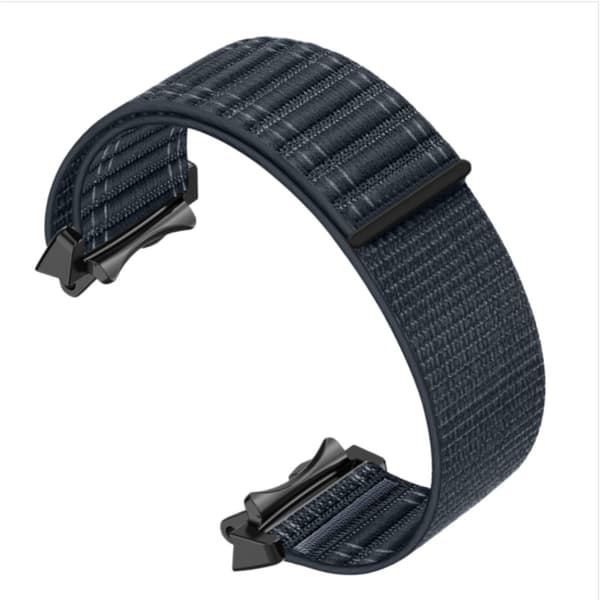 Nylon Woven Replacement Strap kompatibelt med Amazfit T-Rex3 Breathable Elastic Adjustable Dark Blue Dark Blue